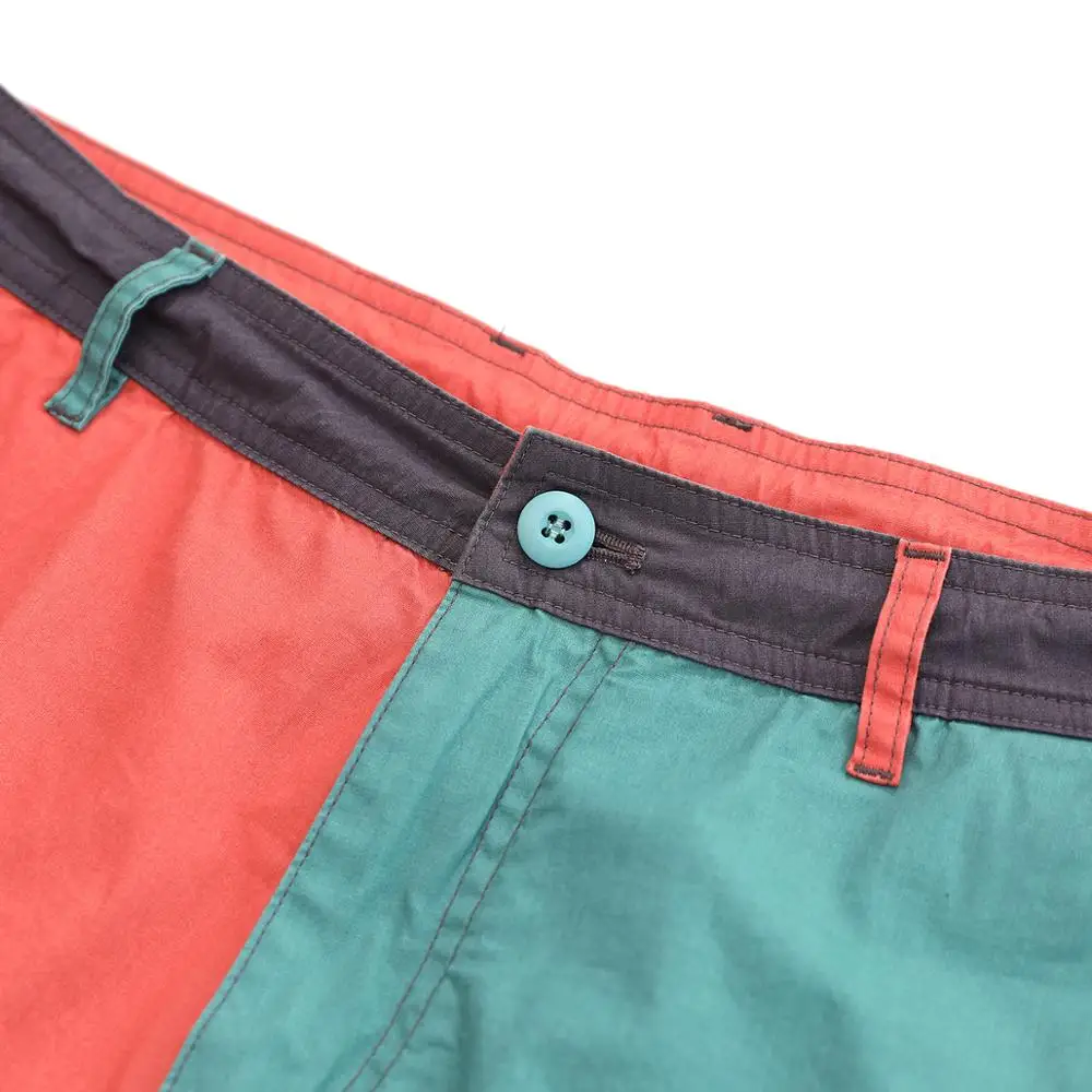 Мужские повседневные шорты SIMWOOD пляжные контрастной расцветки Лоскутные размера