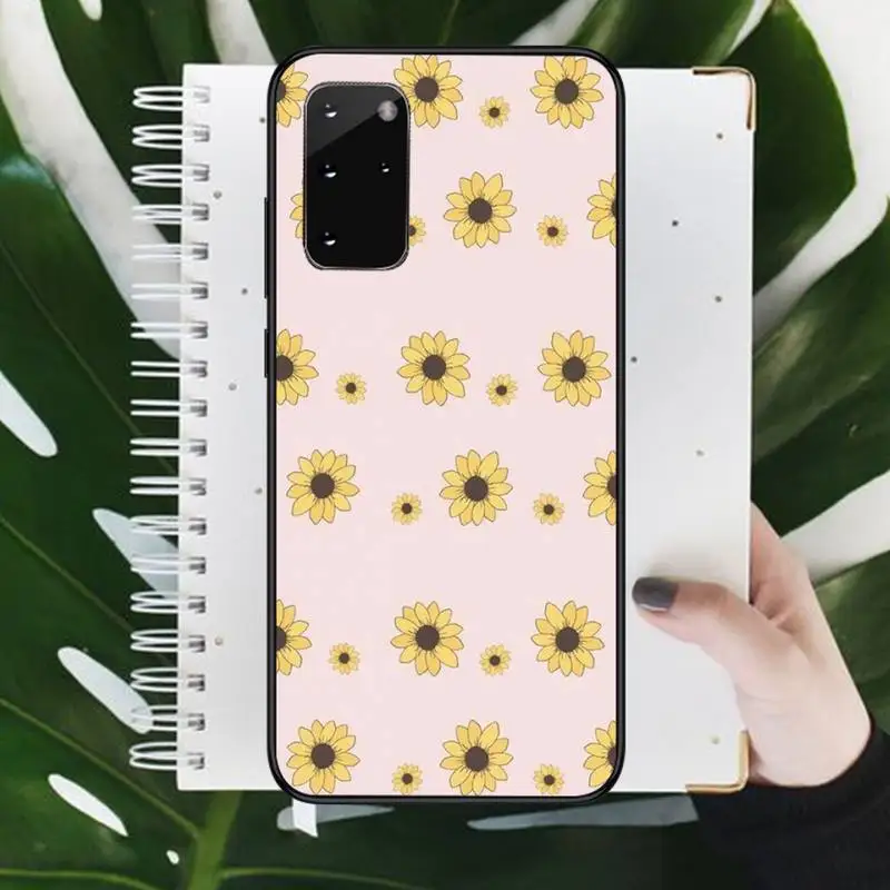 

Daisy flower Phone Case For Samsung galaxy S 7 8 9 10 20 edge A 6 10 20 30 50 51 70 note 10 plus