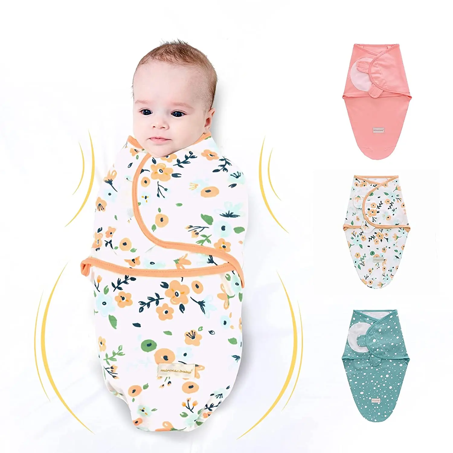Baby Boys Girls Blanket Wrap Cotton Soft Baby Swaddle Sleeping Bag for 0-6 Months Newborns Baby Bedding Infant Receiving Blanket