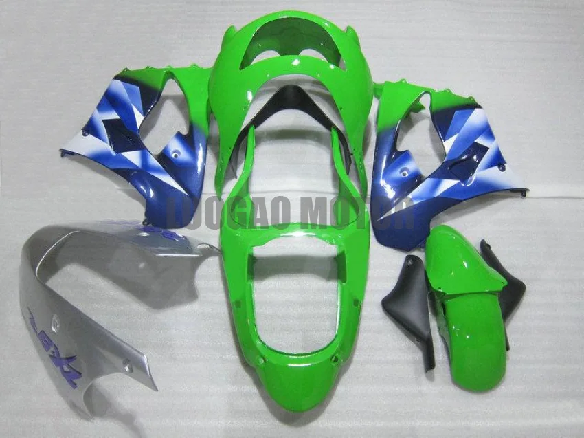 

Injection Body kits For KAWASAKI ZX900 Cowlings Green Blue ZX9R ZX 9R 98 99 bodywork ZX-9R 98 99 ZX 9R 1998 1999 Fairings kit