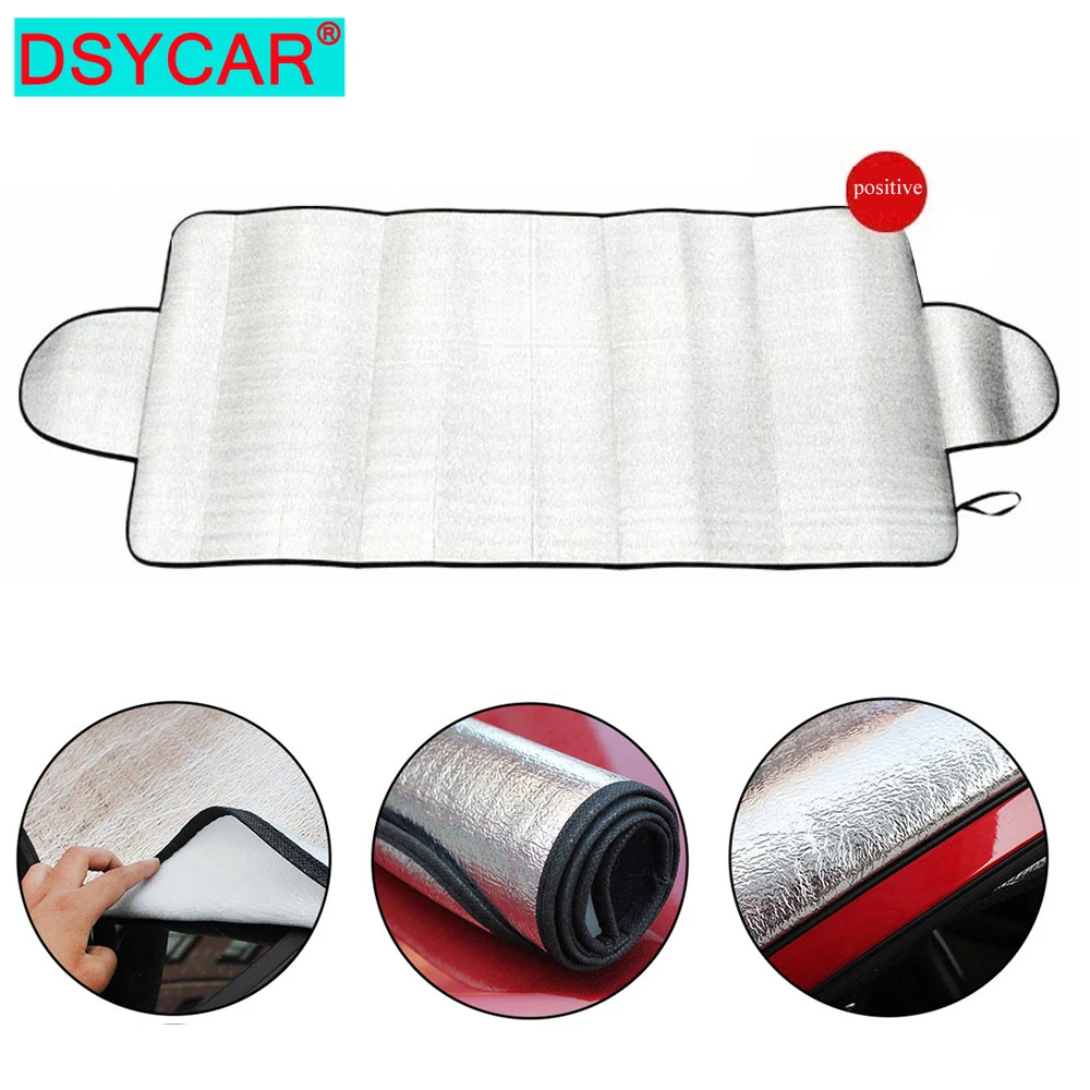 DSYCAR 1 шт. защитные блоки на лобовое стекло автомобиля снег лед солнце толстый