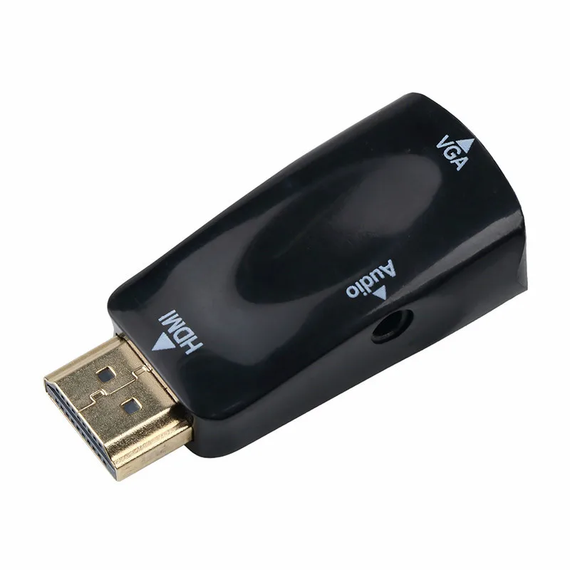 Адаптер Kebidu штырь гнездо с поддержкой HD 1080P HDTV HDMI совместимый к VGA преобразователю