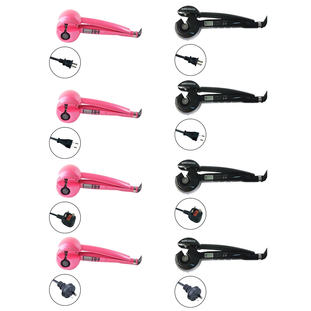 Профессиональные ЖК Автоматические щипцы для завивки волос Волнистые стайлер