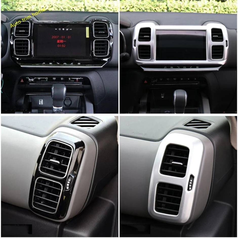 

Pillar A / Air AC / Steering Wheel / Gear Shift Knob Handball / Door Bowl Cover Trim Fit For Citroen C5 Aircross 2018 - 2021