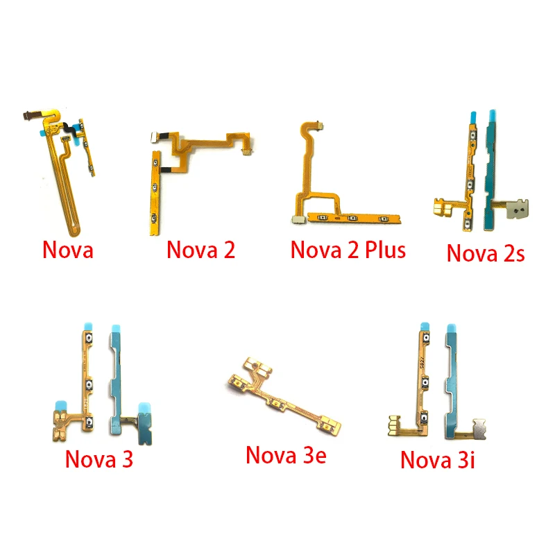 Кнопка включения/выключения громкости гибкий кабель лента для Huawei Nova 2 Plus 2S 3 3i 3e 4