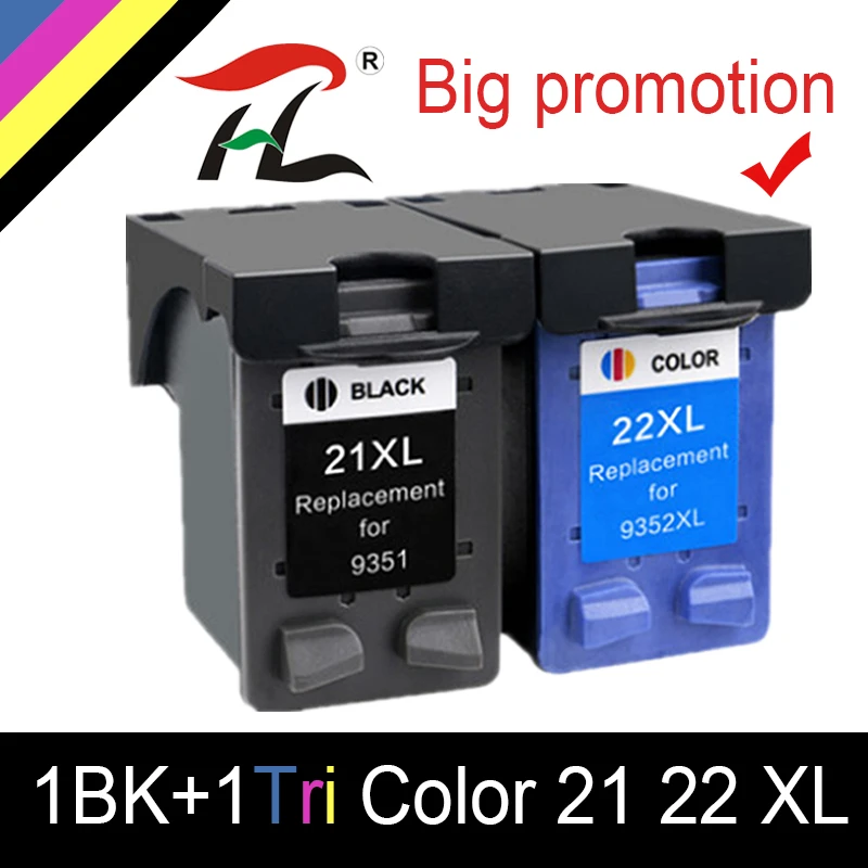 YLC ink cartridge Replacement For hp 21 HP21 for HP 21xl Deskjet F380 F2180 F2280 F4180 F4100 F2100 F2200 F300 | Компьютеры и офис