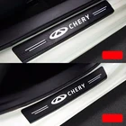 4 шт., защитные наклейки для порога автомобиля CHERY TIGGO optima