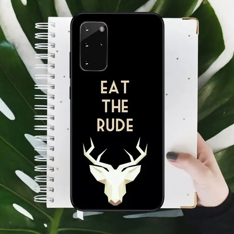 

Hannibal eat the rude horror movie Phone Case For Samsung galaxy A S note 10 7 8 9 20 30 31 40 50 51 70 71 21 s ultra plus