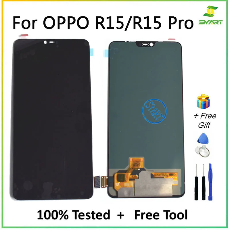 6.28'' LCD Screen For OPPO R15 CPH1835 LCD Display Touch Screen Digitizer Assembly Replacement For OPPO R15 Pro CPH1833 CPH1831