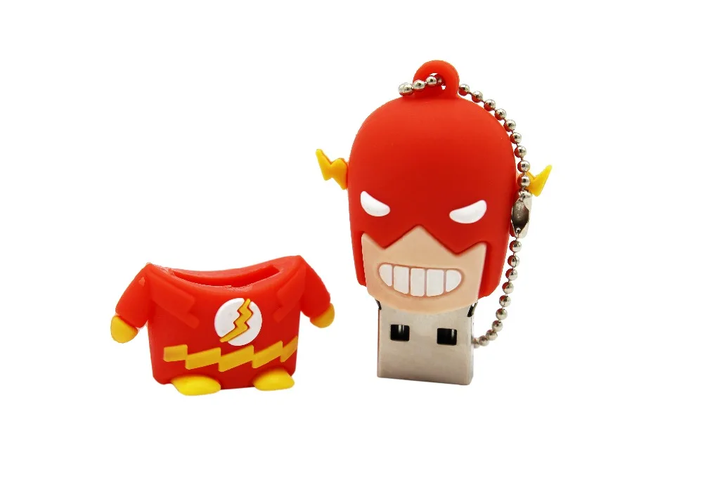 Текстовый я мультфильм 64GB Милый Супермен, Халк флэш Бэтмен USB флэш-накопитель 4GB 8GB 16GB 32GB Флешка USB 2,0 Usb флешка