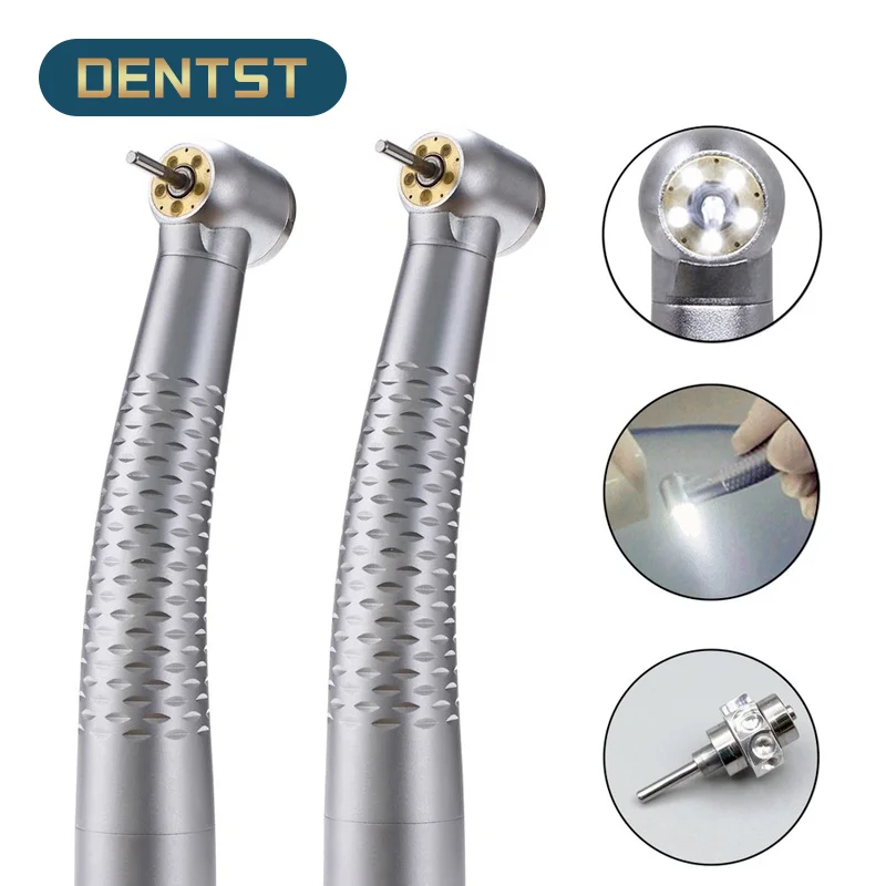 Dentistry 5 Led light 5 Water Sprays High Speed Handpiece 2/4 Holes Dental Material E-generator Air Turbine Dentist Tool