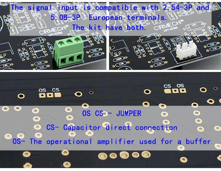 CIRMECH TDA7293 стерео усилитель высокой мощности плата OP07 DC servo 5534 независимый операционный усилитель Shen Jin комплект PCB 100W* 2