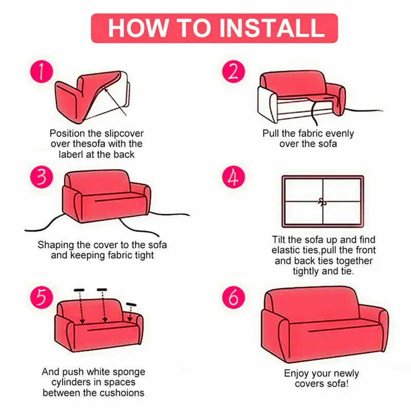 Эластичный чехол для дивана из спандекса с буквенным принтом гостиной плотный