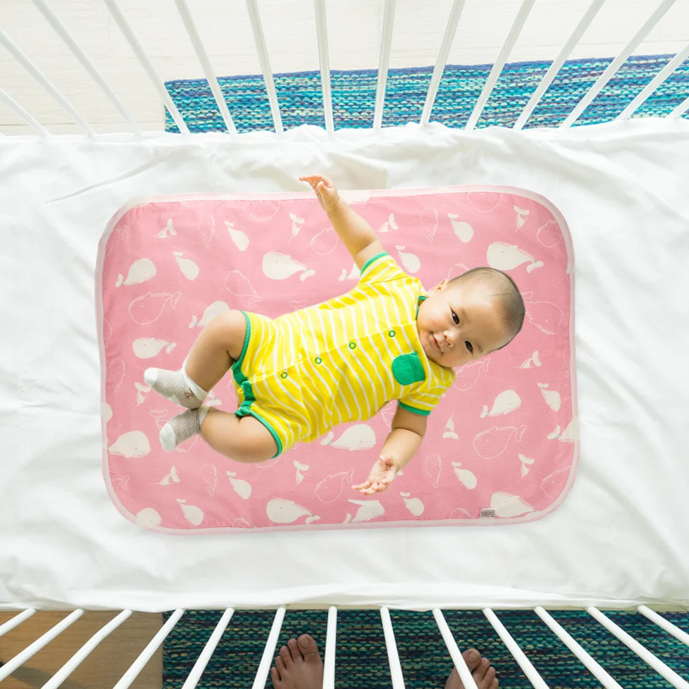 

2pcs Newborn Baby Bed Pad Diaper Change Pad Waterproof Diaper Changing Mat