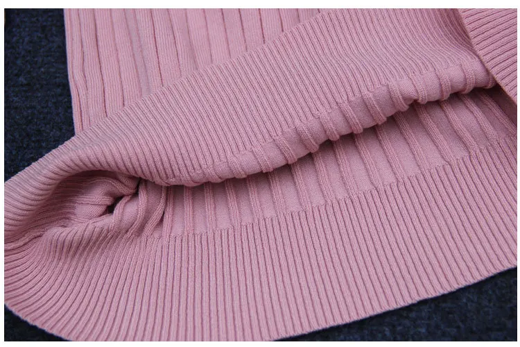 

2021 New Preppy Style Women Wool sweater pullover Half Sleeve basic Tops Ladies slim Knitting Bow Tee Shirts Pull femme 1373