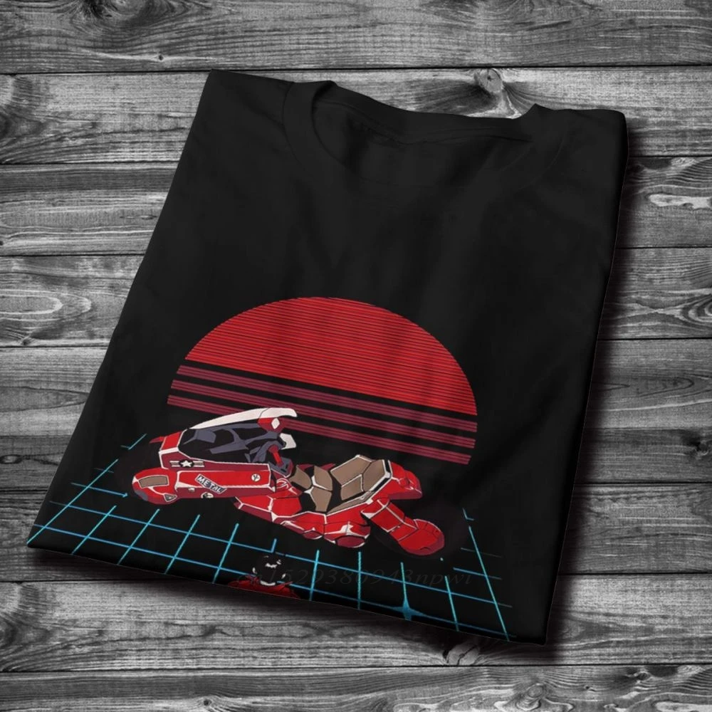 Футболка Akira унисекс с графическим принтом винтажная аниме футболка из