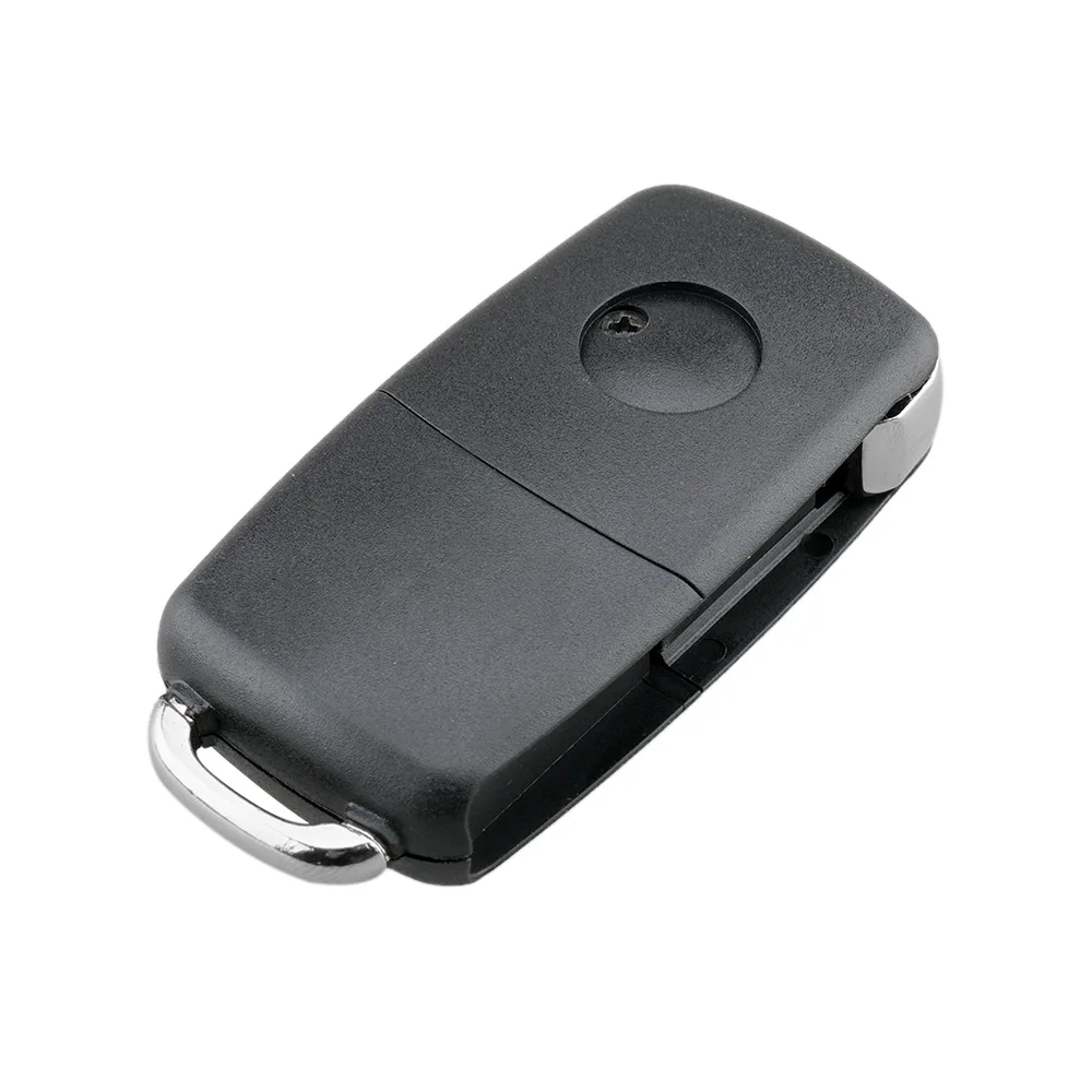 Чехол для дистанционного ключа QWMEND с 3 кнопками Vw Jetta Golf Passat Beetle Polo Skoda 2004-2011