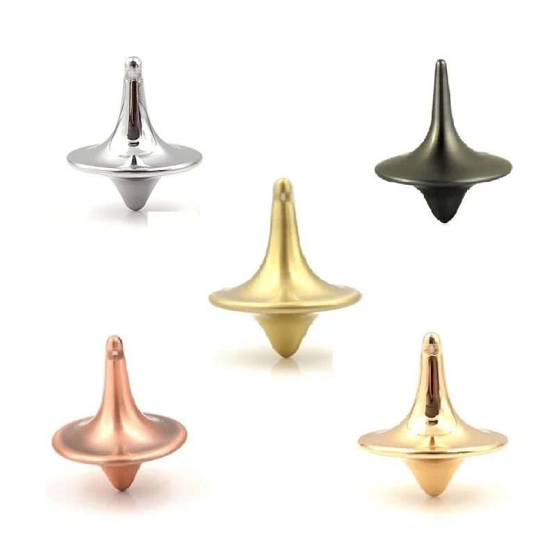 2022 New Mini Magic Metal Gyro Accurate Spinning Top Hypnosis Adult Pressure Toy EDC Metal Gyroscope Spinner 28MM Hobby Toys images - 6