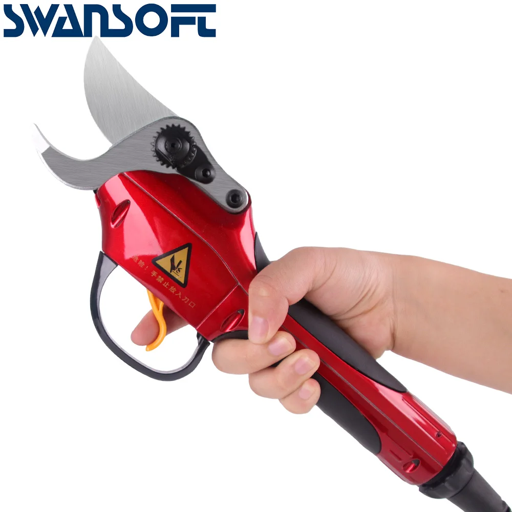 Electric Pruning Shears 30mm With 2 battery Optional Extension Rod Vineyard Vines Power Tools Cordless Electric Scissors