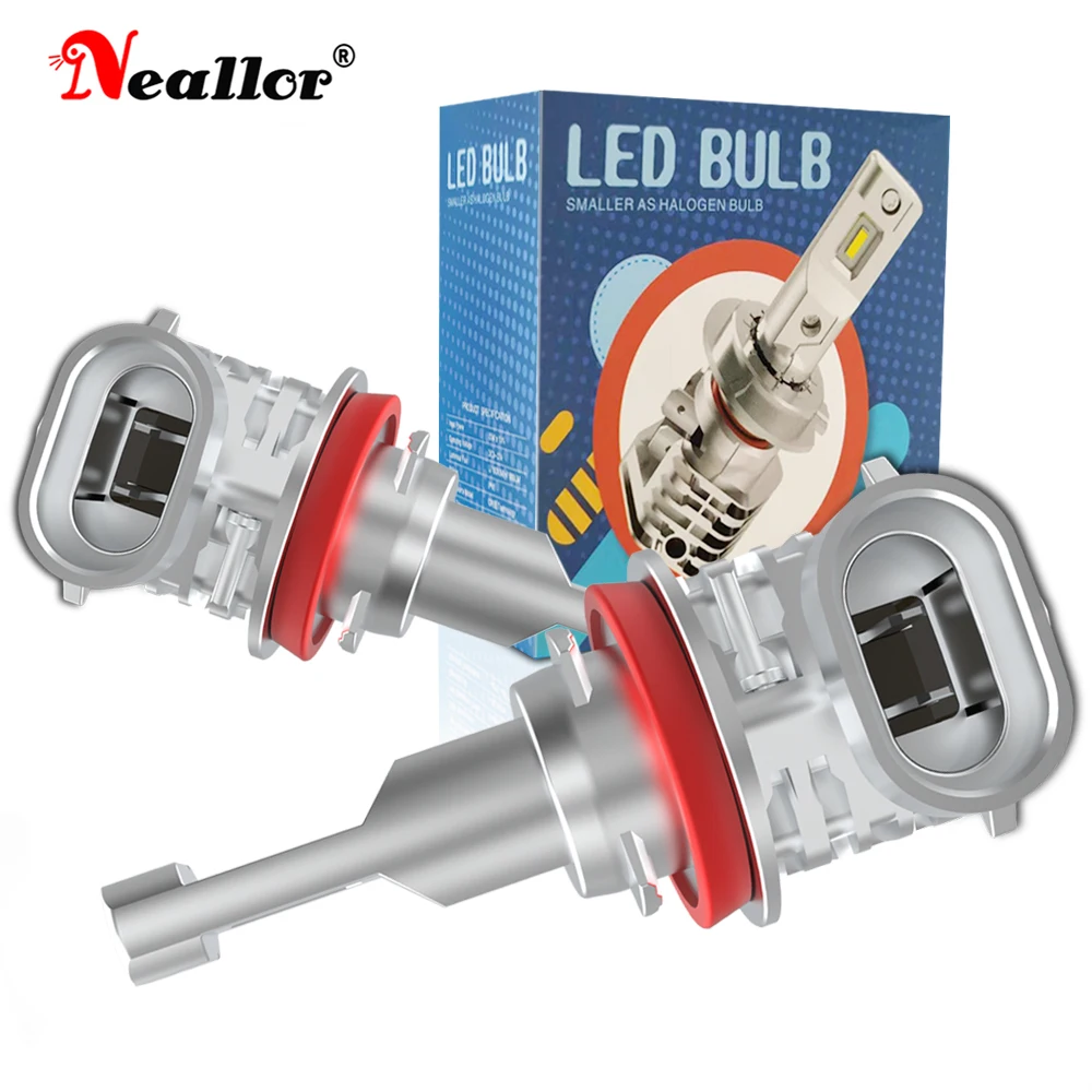

2x H8 H9 H11 H16JP HB2 H4 9003 HB3 9005 HB4 9006 Fog Lamp CSP Bulb 10000LM 6000K White Driving Running Lamps Auto Car Light Pair