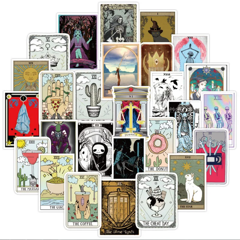 

Водонепроницаемый чемодан Tarot для путешествий, скейтборда, телефона, ноутбука, виниловые наклейки для багажа, милая детская игрушка для дев...