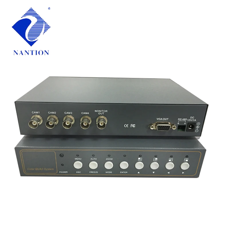 4-канальный цветной видео цифровой четырехъядерный разветвитель VGA-OUT для систем