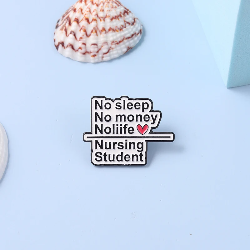 

Creative Quote Enamel Pins Encourage Sentence Brooch Lapel Pin Badges Creative Gift for Student Nurse Jewelry Accessories