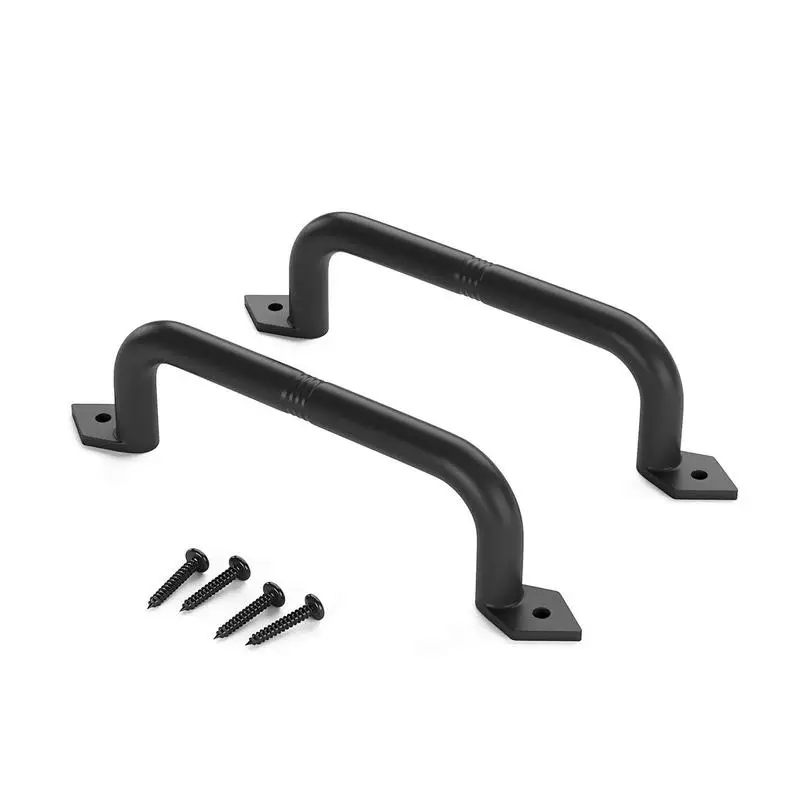 Деревянная ручка для раздвижной двери сарая из нержавеющей стали|Ручка двери| |