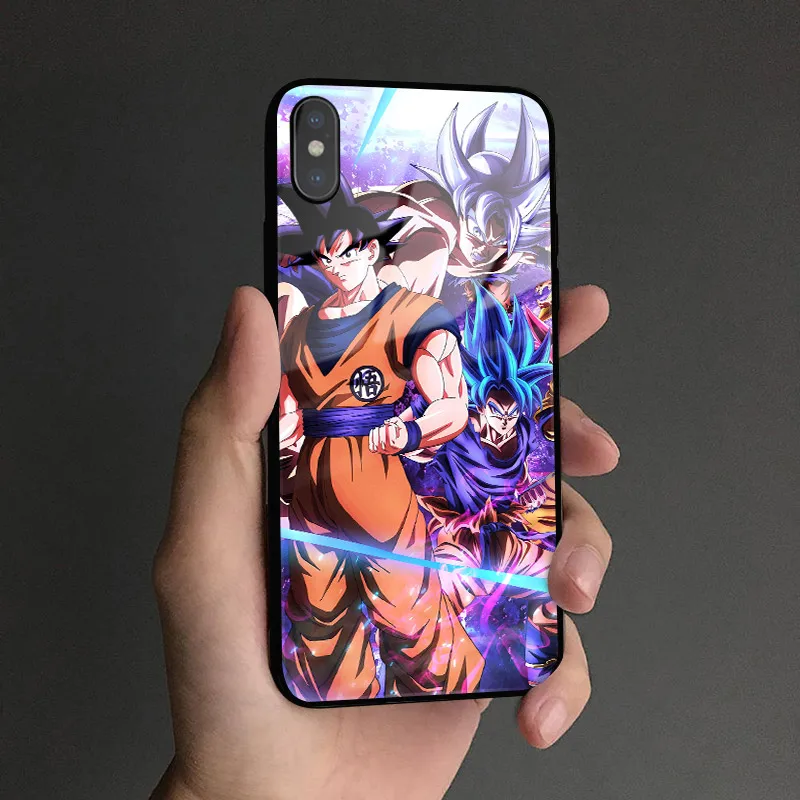 AE 2138 Goku ультра инстинкт Драконий жемчуг стеклянный Мягкий силиконовый чехол для телефона чехол для iPhone 6 6s 7 8 Plus X XR XS 11 Pro MAX - Цвет: AE 2138