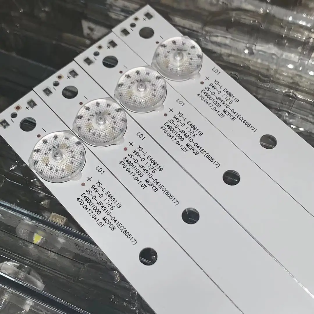 5-10 шт./Светодиодная панель подсветки le469119 YS-L V2 60517 E49DU1000 MCPCB 470*17*1,0 T 47 см