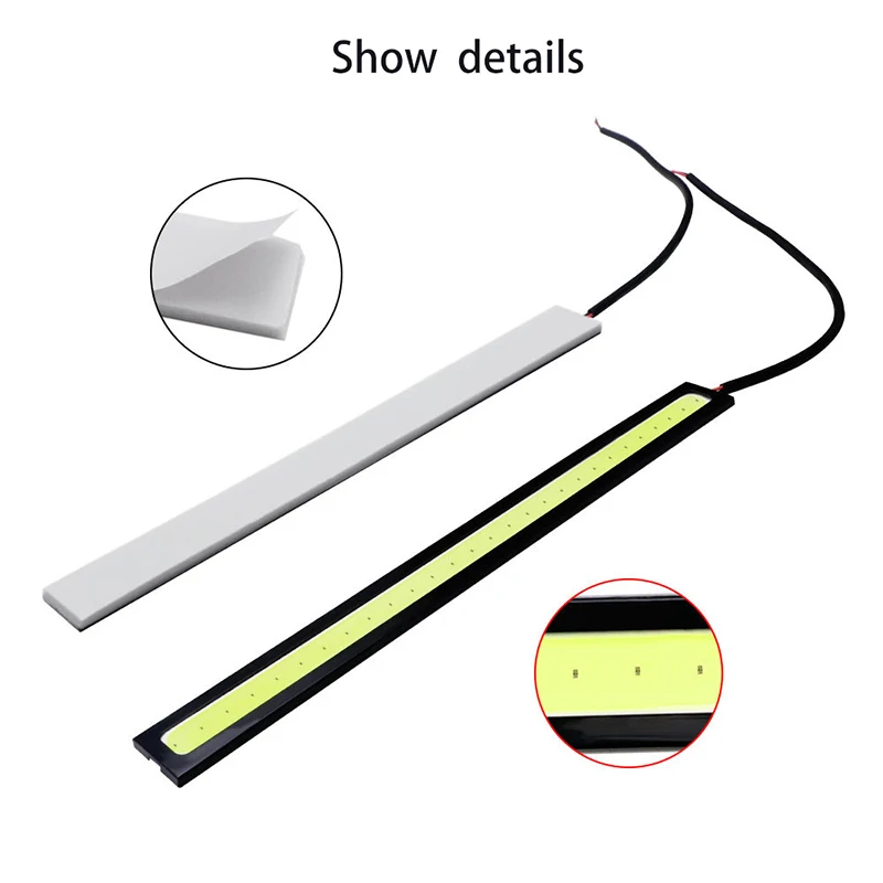 Автомобильные дневные ходовые огни COB DRL светодиодный универсальный