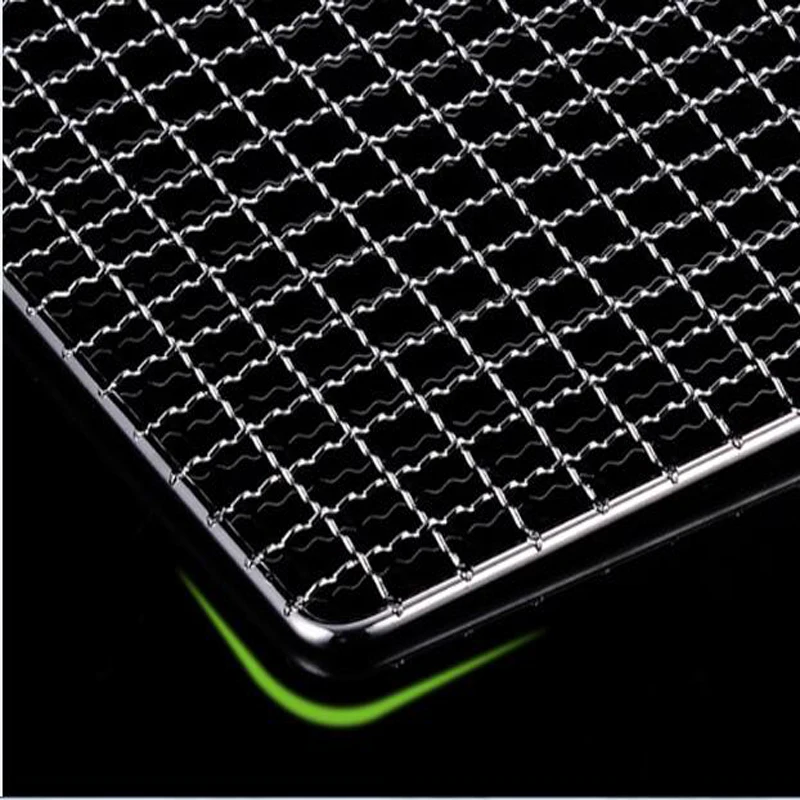 Барбекю барбекю Гриль коврик из нержавеющей стали Сменная сетка антипригарный