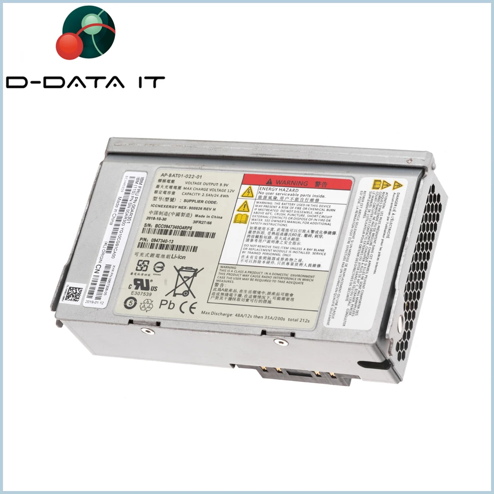 

D-DATA New Battery 00AR301 85Y5898 For IBM V7000 Computer Components Backup Unit New And Original Product Internal Storage
