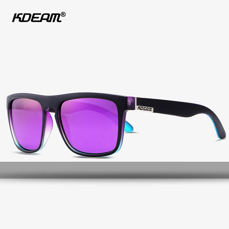 Мужские и женские очки в стиле ретро KDEAM классические квадратные поляризационные
