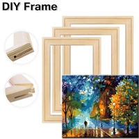 40x50cm wooden frame for canvas oil painting by numbers diy frame for photo inner frame for wall home decoration