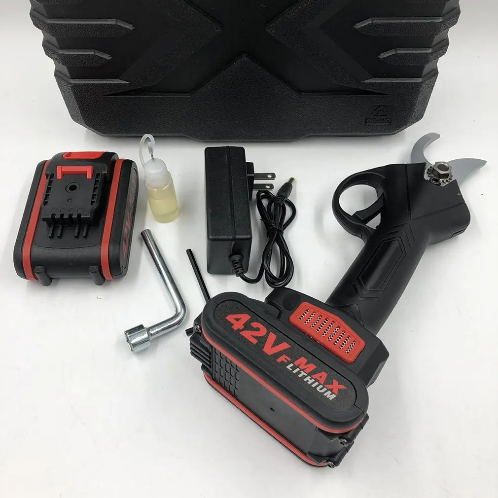 

Cordless Pruner Electric Rechargeable Pruning Shear Secateur Branch Cutter Garden Fruit Pruning Tool