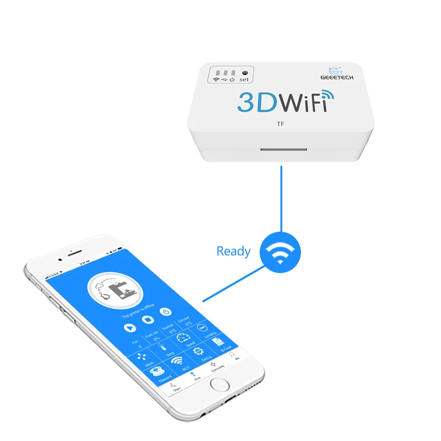 3D WiFi модуль 3d принтер запчасти и аксессуары с tf-картой USB2.0 Поддержка беспроводной
