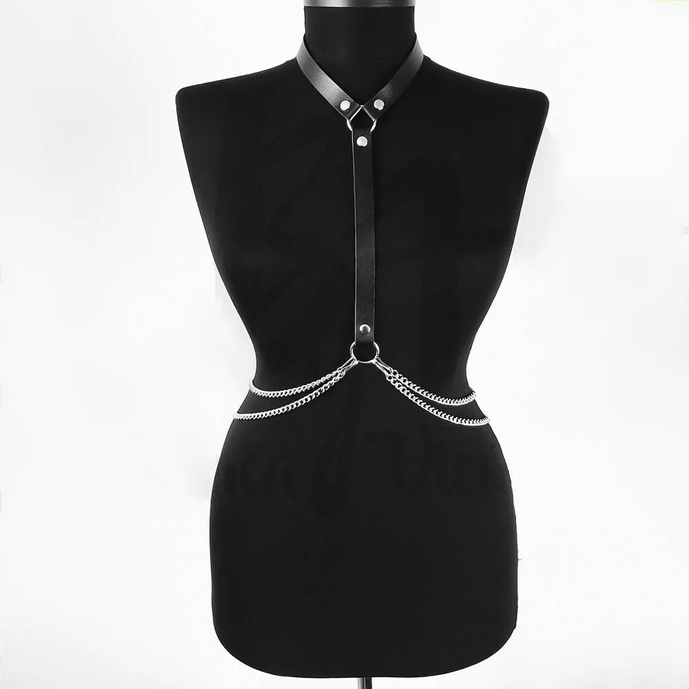 Сексуальная Женская портупея UYEE из искусственной кожи цепочка для тела