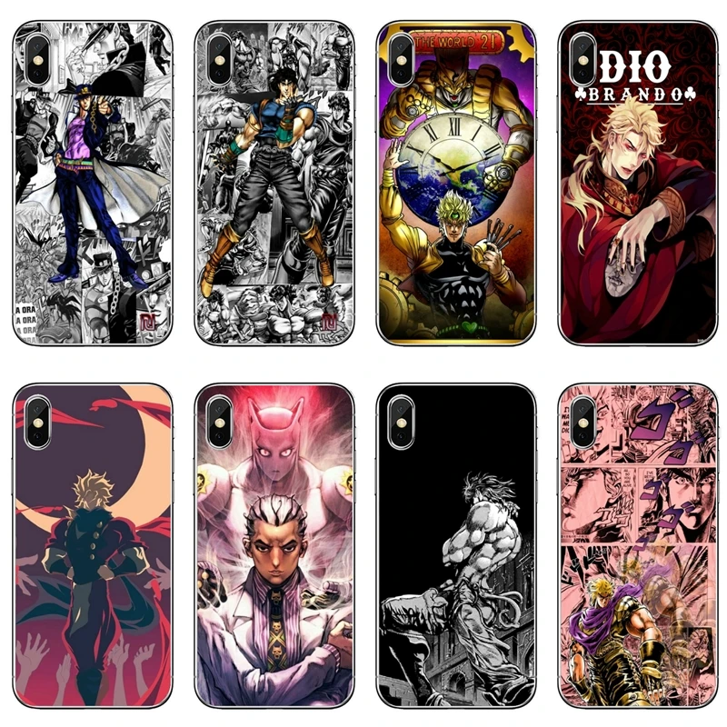 Чехол для телефона с аниме Невероятные приключения Джоджо Дио Xiaomi Redmi Note 9S 9T 9 8 8T 7 6