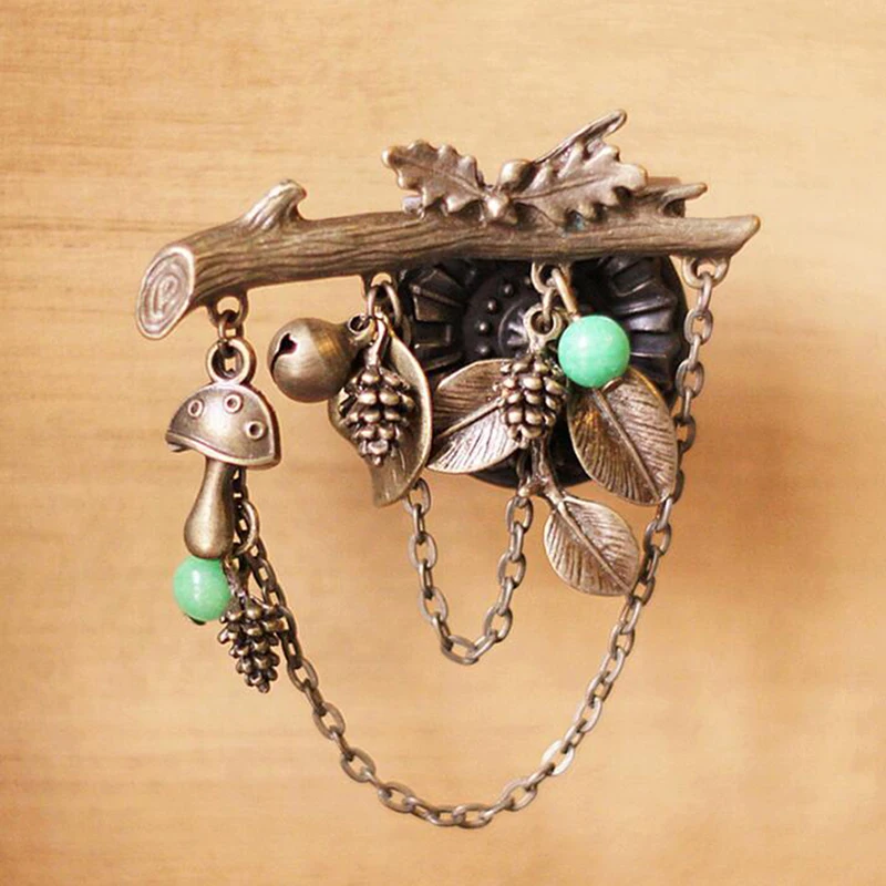 1 шт. Винтаж кедровый орех брошь литературный сосна фрукты корсаж свежий шишка