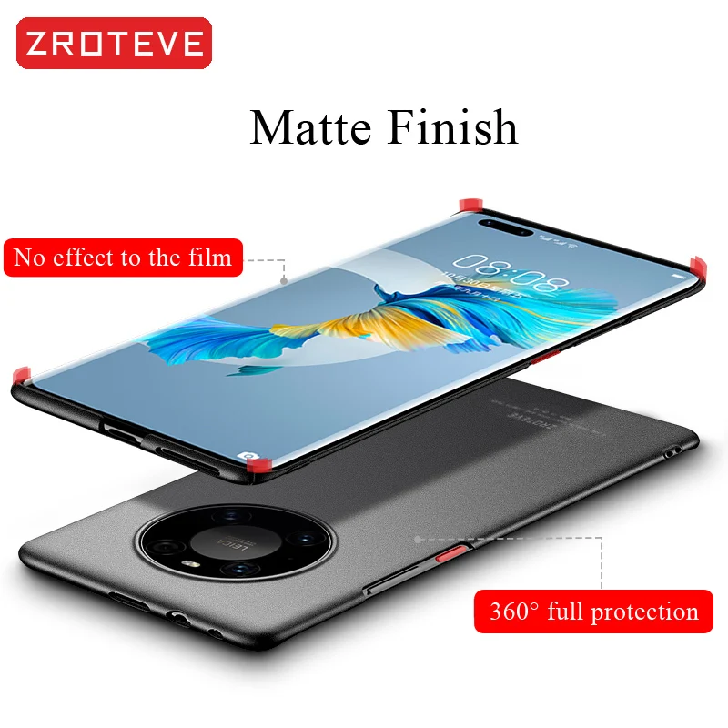 

Mate 40 Pro Case Zroteve Frosted Cover For Huawei Mate 20 30 Pro X Case Mate20 Lite Mate30 PC Cover For Huawei Mate 40 Pro Cases