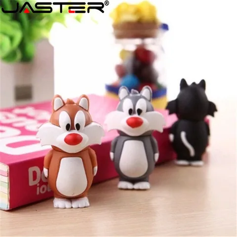 USB флеш-накопитель JASTER Cartoon Pen drive  4 ГБ / 8 ГБ / 16 ГБ / 32 ГБ / 64 ГБ / 128 ГБ