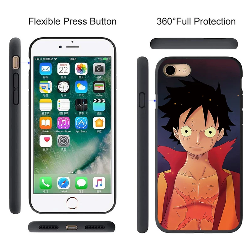 Цельный чехол для телефона iPhone 11 Pro Max X XS XR 8 7 6 5 s Plus мягкий силиконовый из ТПУ |