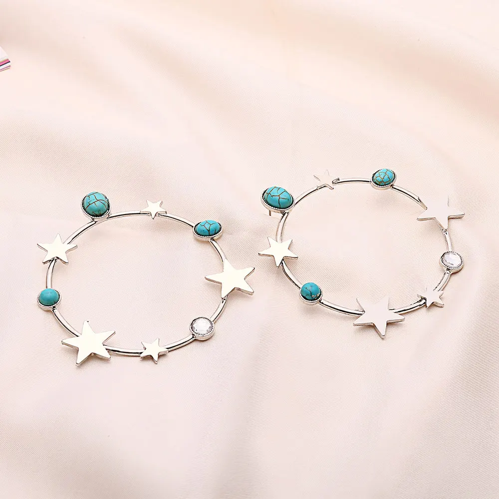 L.Mirror 1 пара женские серьги гвоздики в стиле бохо висячие для свадьбы выпускного