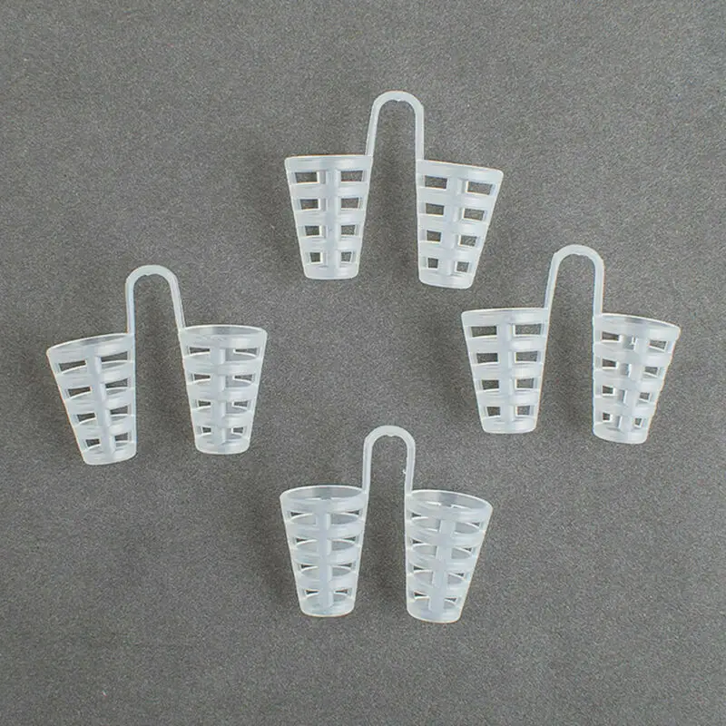 

4pcs Silicone Anti-snoring Nasal Dilator Apnea Assist Device to Stop Snoring Clips Small Gifts for Relatives Friends Reliable