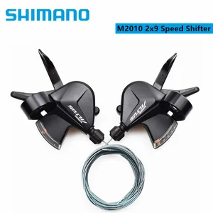 Shimano ALTUS M2010 2x9 скоростей левый и правый переключатель передач 2 скорости 9 скоростей для горного велосипеда улучшенная версия M2000