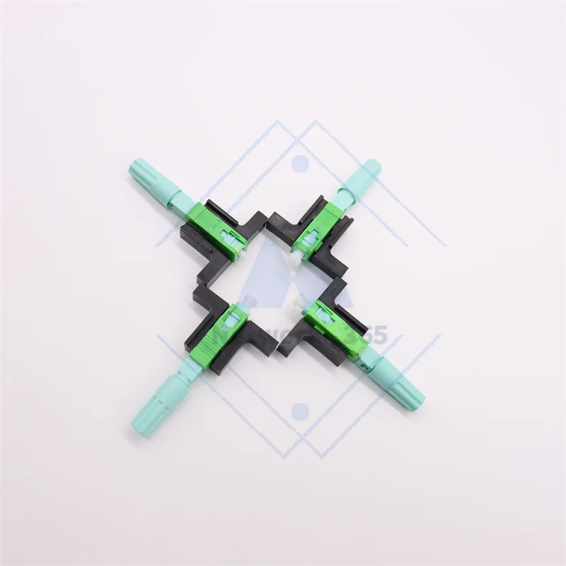 

High Quality 50pcs/Lot FTTH 58MM SC APC Optical Fiber Connnector Fiber Optic APC Connector Single-Mode Free Shipping
