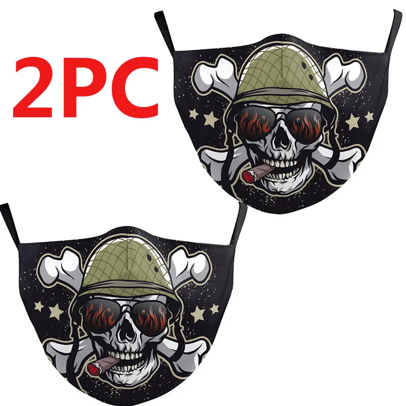 2 шт. маски для рта в Корейском стиле с защитой от пыли Тканевые активированным