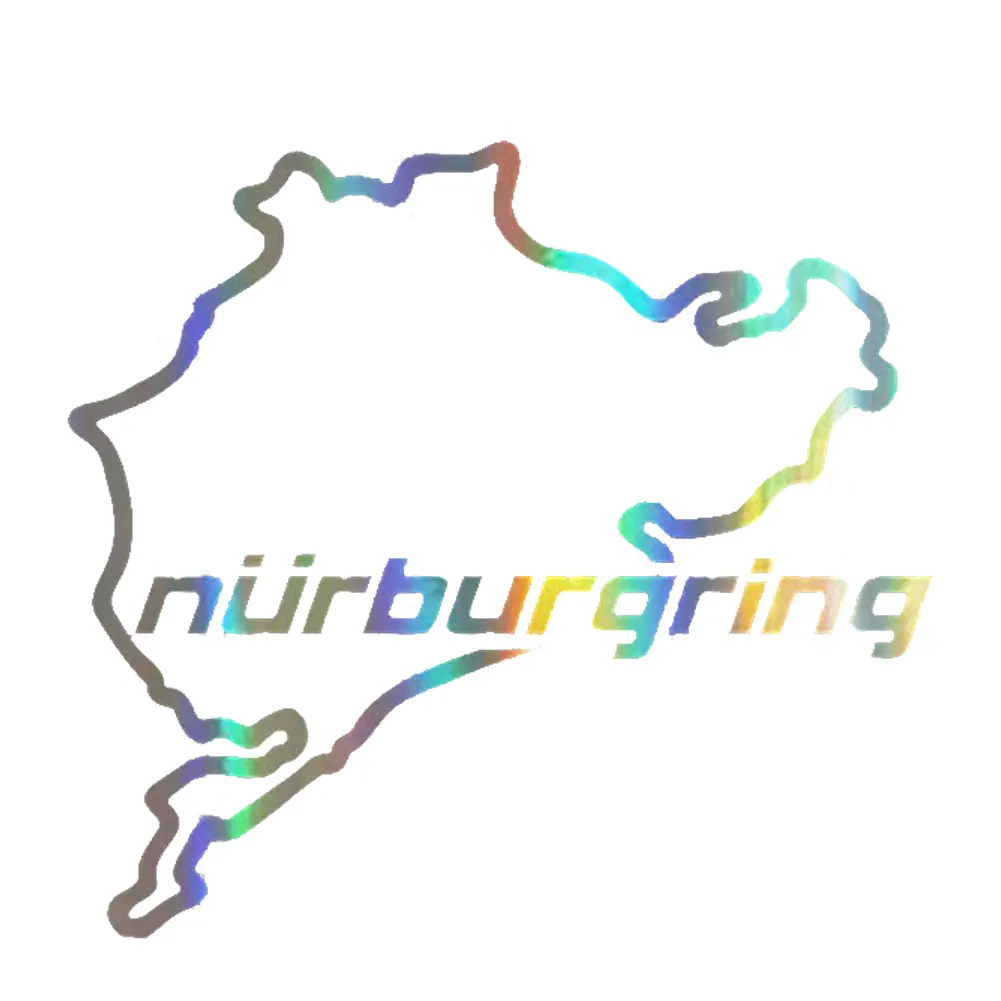 Забавная карта Nurburgring светоотражающие наклейки на автомобиль грузовик