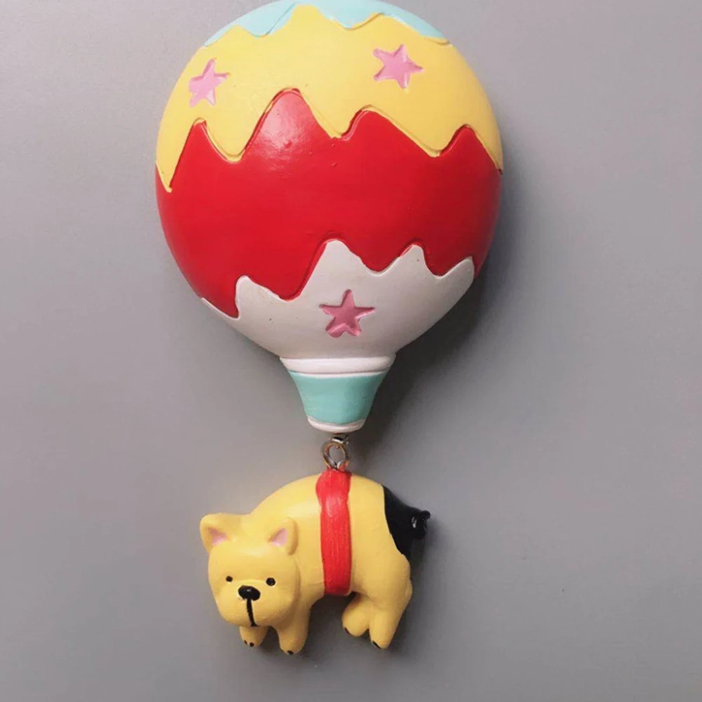 Воздушный шар наклейки на холодильник в форме животного магнитный трехмерный